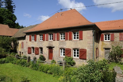 France, Bas-Rhin (67), région de Schirmeck, maison de l'ancienne communauté Mennonite de Salm