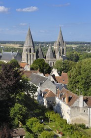 France, Indre et Loire, Loches, the Saint Ours abbey