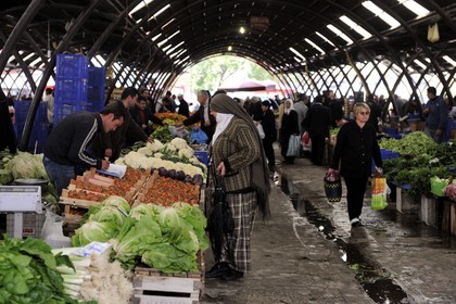 Turquie, Anatolie Centrale, province de Nevsehir, Cappadoce classée Patrimoine Mondial de l'UNESCO, marché d' Avanos