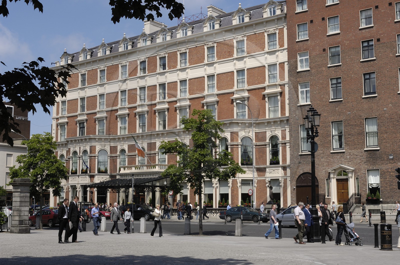 Irlande, Dublin, le Shelbourne Hotel, un des plus luxueux hotels du pays