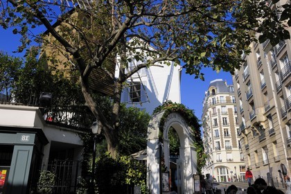 France, Paris (75), la Butte Montmartre, le Moulin de la Galette