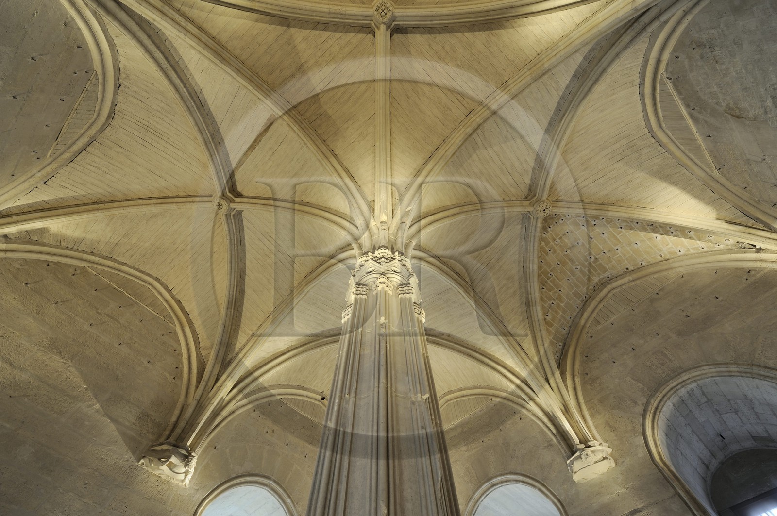 France, Val-de-Marne (94), Vincennes, le château de Vincennes, le donjon, salle du conseil au premier étage