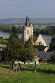France, Seine Maritime, Villequier and the river Seine where Leopoldine Hugo died of drowing in 1843