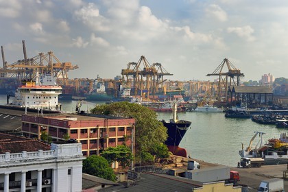 Sri Lanka, Western Province, Colombo District, Colombo, the commercial port