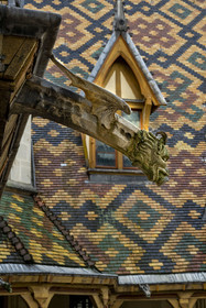 France, Cote d'Or, Beaune, area listed as World Heritage by UNESCO, Hospices de Beaune, Hotel Dieu,