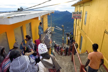 Sri Lanka, center province, Dalhousie, temple at the top of Adam's Peak