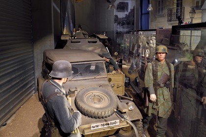 France, Calvados (14), Colleville-sur-Mer, Overlord-Museum, Normandy 44, collection allemande à l'intérieur du musée, la kubelwagen de chez Volkswagen