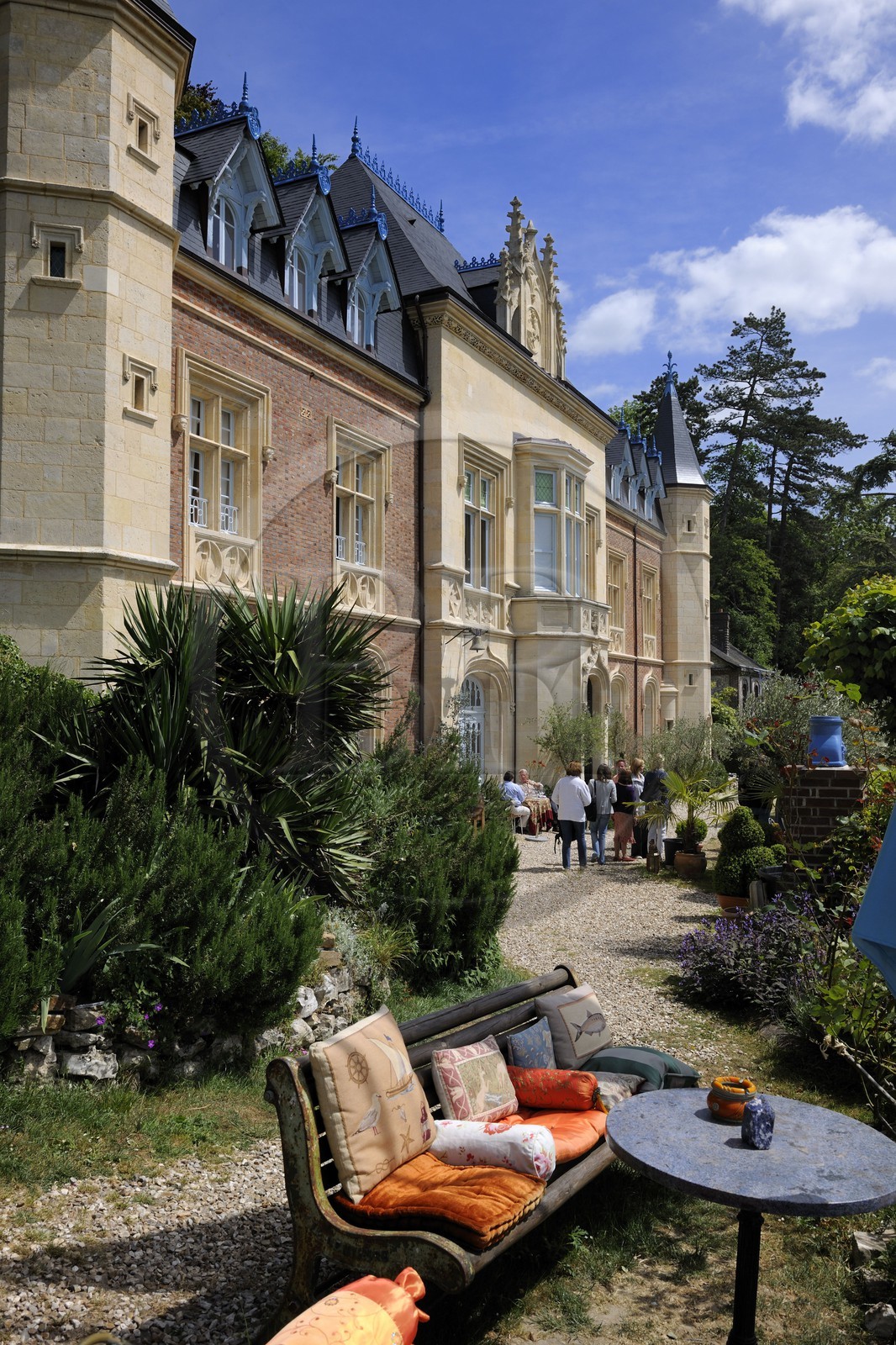 France, Seine-Maritime (76), Caudebec-en-Caux, restaurant le Manoir de Retival