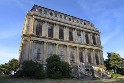France, Corse du Sud, Ajaccio, Chateau of the Punta of the Pozzo di Borgo family near Villanova built with the stones of the Tuileries in Paris