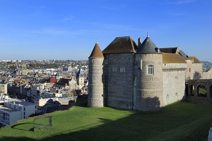 France, Seine-Maritime, Dieppe, the Castle-museum dominates the city