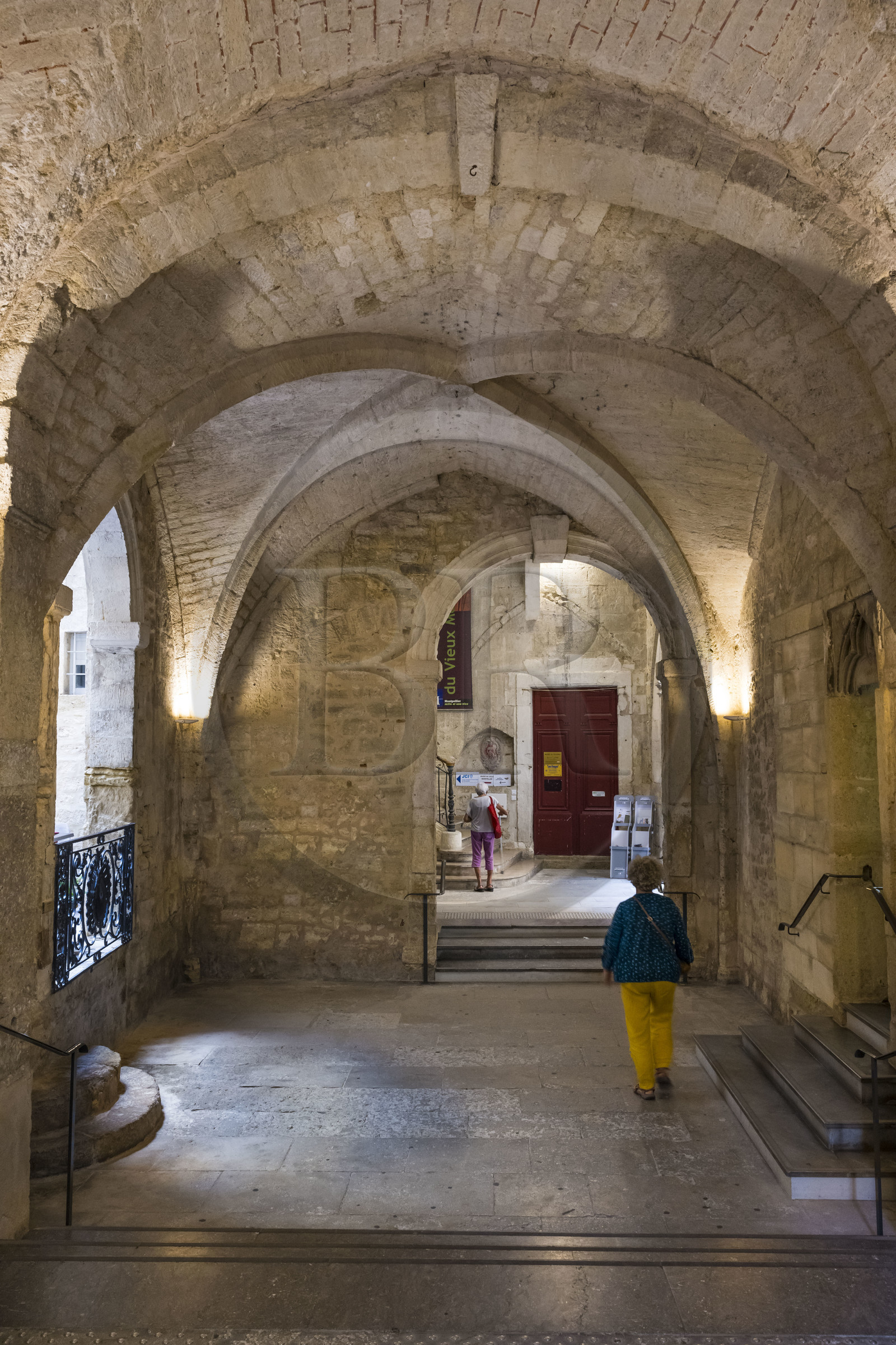 France, Hérault (34), Montpellier, centre historique appelé l’Ecusson, Hotel de Varenne, hotel particulier datant de l'époque médiévale et abritant le Musée du Vieux Montpellier