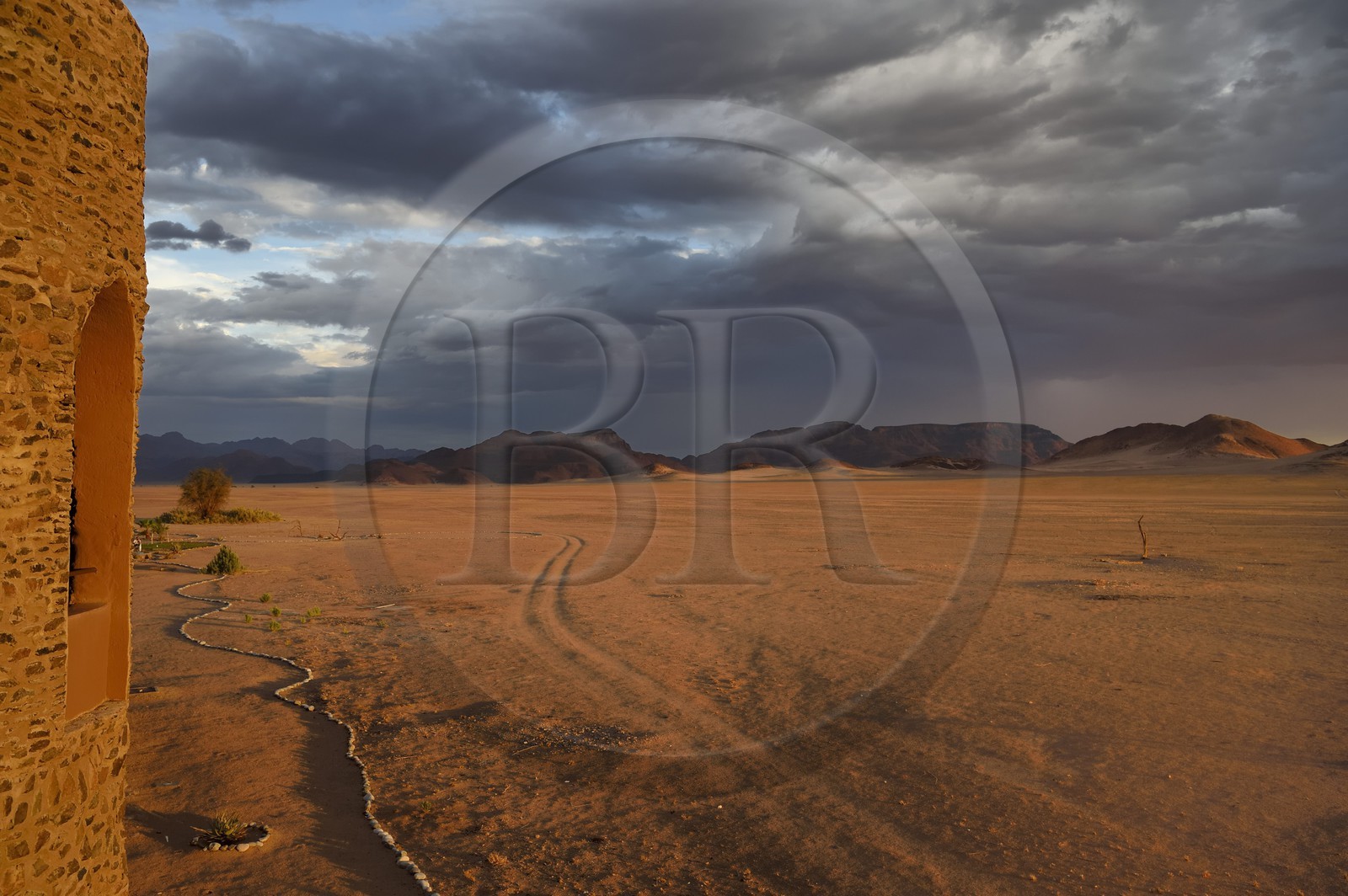 Namibie, région de Hardap, désert du Namib à l'Est du parc national Namib Naukluft vers Sossusvlei
