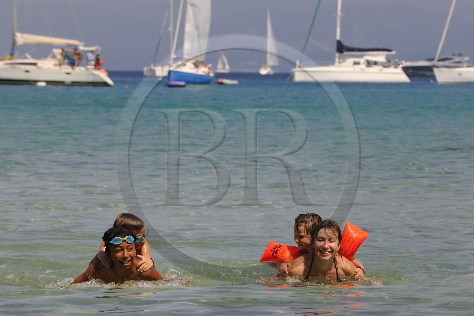 France, Var (83), Iles d'Hyères, parc national de Port-Cros, île de Porquerolles, la Plage Notre Dame
