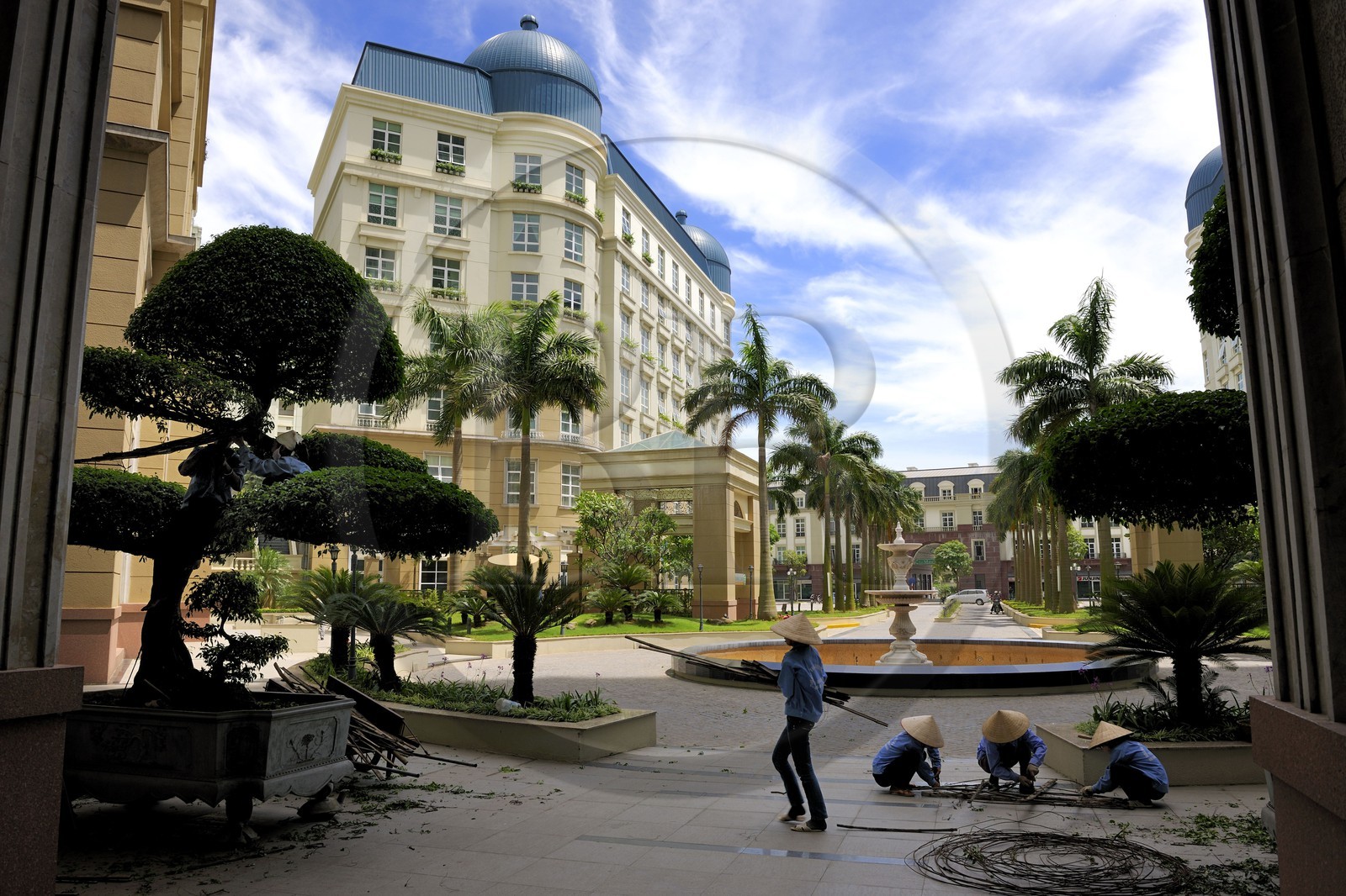 Vietnam, Hanoï, quartier de Cau Giay, nouveaux immeubles de luxe The Manor