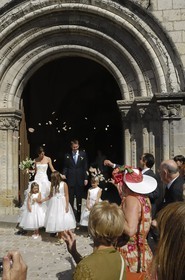 France, Indre et Loire, Loches, wedding day