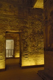 Egypte, Haute Egypte, Nubie, Abou Simbel, site classé Patrimoine Mondial de l'UNESCO, temple de Ramsès II