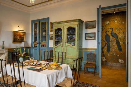 France, Nièvre, Nevers, Bonjour Guesthouse, an elegant and welcoming guesthouse filled with collectibles brought back from all over the world