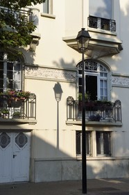 France, Allier (03), Vichy, Art Deco style building at 102 boulevard des Etats-Unis