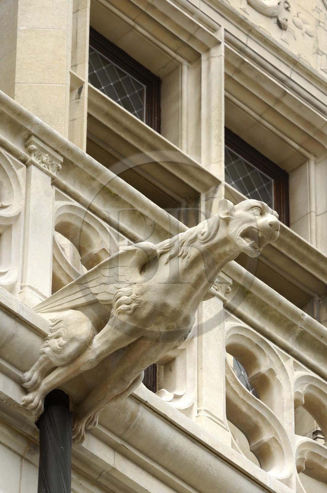 France, Loir et Cher (41), Blois, hôtel d'Alluye rue Saint-Honoré, façade gothico-Renaissance