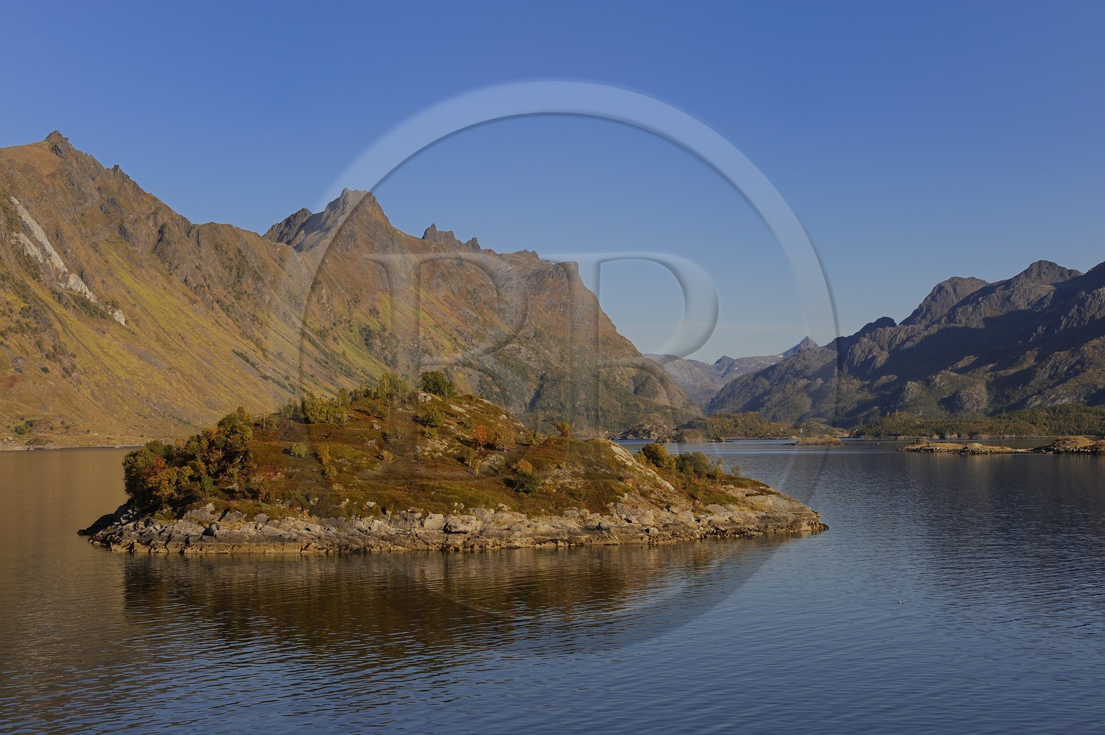 Norvège, Troms, côte sud de l'ile Hinnoya