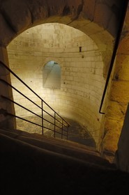 France, Indre et Loire, Loches, underground of the castle