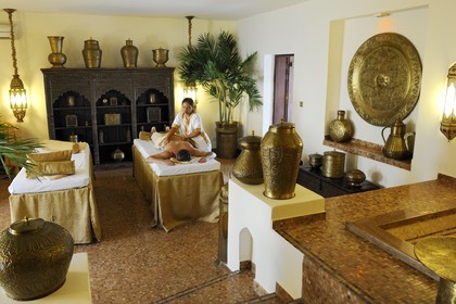 Tanzanie, archipel de Zanzibar, île de Unguja (Zanzibar), côte Sud-Est, Bwejuu, le luxueux Baraza Resort & Spa
