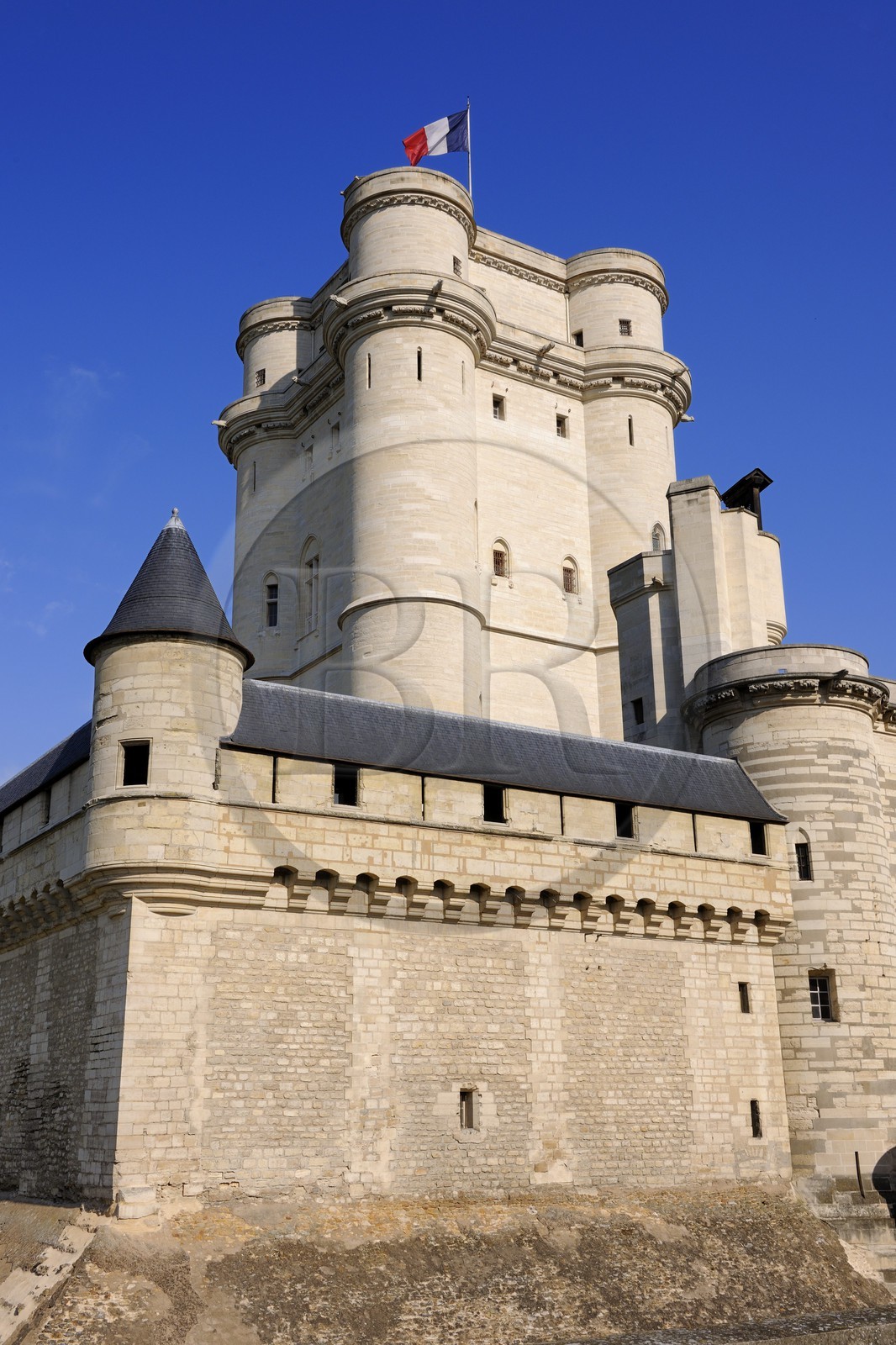 France, Val-de-Marne (94), Vincennes, le château de Vincennes, le donjon France, Val-de-Marne (94), Vincennes, le château de Vincennes, le donjon