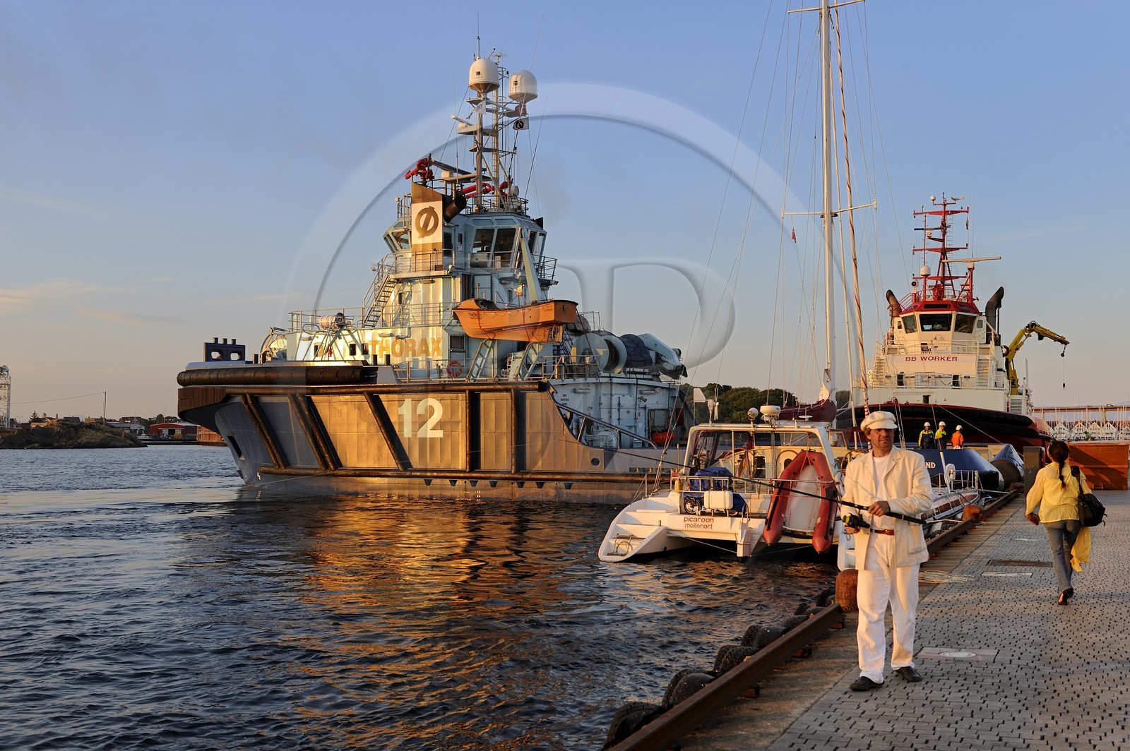Norvège, Rogaland, Stavanger, le port