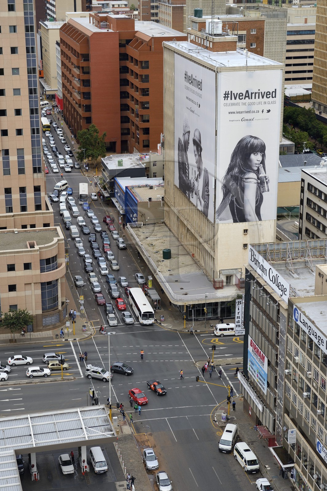 Afrique du Sud, province de Gauteng, Johannesburg, quartier de Braamfontein, De Korte street