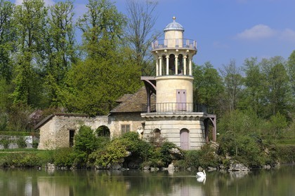 France, Yvelines, Chateau de Versailles, listed as World Heritage by UNESCO, Marlborough Tower of the Queen's Hamlet in Marie Antoinette's Estate