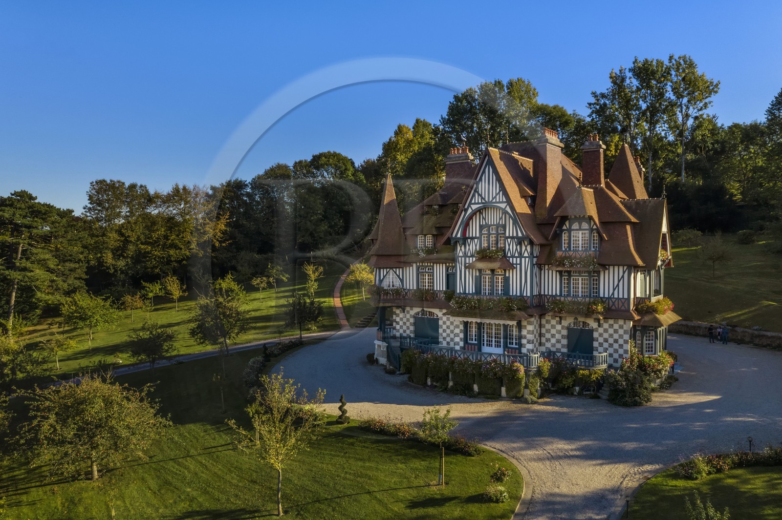 France, Calvados (14), Pays d'Auge, Deauville, la villa Strassburger