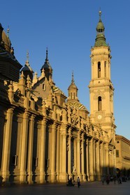 Espagne, Aragon, Saragosse, Plaza del Pilar, Basilique del Pilar (Notre-Dame du Pilier)