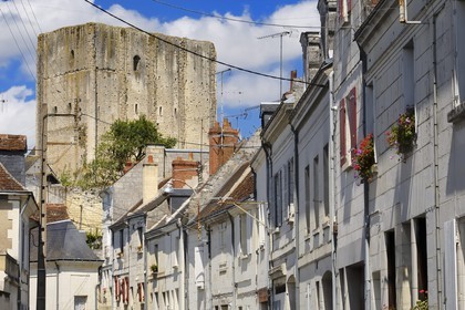 France, Indre et Loire, Loches, the donjon from the feudal fortress