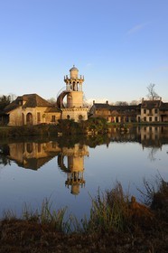 France, Yvelines, Chateau de Versailles, listed as World Heritage by UNESCO, Marlborough Tower of the Queen's Hamlet in Marie Antoinette's Estate
