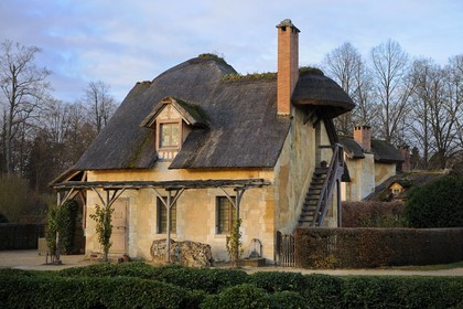 France, Yvelines, Chateau de Versailles, listed as World Heritage by UNESCO, Domaine de Marie Antoinette, Hameau de la Reine (the Queen's Hamlet), dovecote