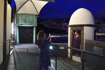 Portugal, Ile de Madère, Funchal, restaurant du Design Centre Nini Andrade Silva