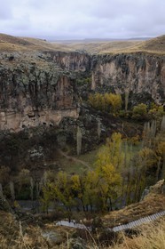 Turquie, Anatolie Centrale, province de Nevsehir, Cappadoce classée Patrimoine Mondial de l'UNESCO, Ihlara, vallée de Peristrema