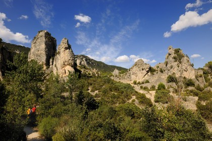 France, Herault, Cirque de Moureze, dolomitic rocks