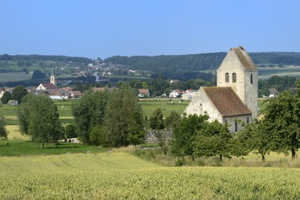 France, Haut-Rhin (68), Sundgau, Oltingue, église Saint-Martin-des-Champs