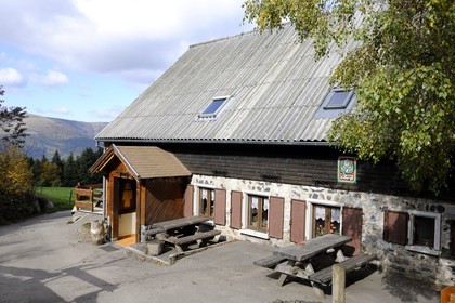 France, Haut-Rhin (68), la route des Crêtes, ferme auberge marcaire du Grand Hêtre