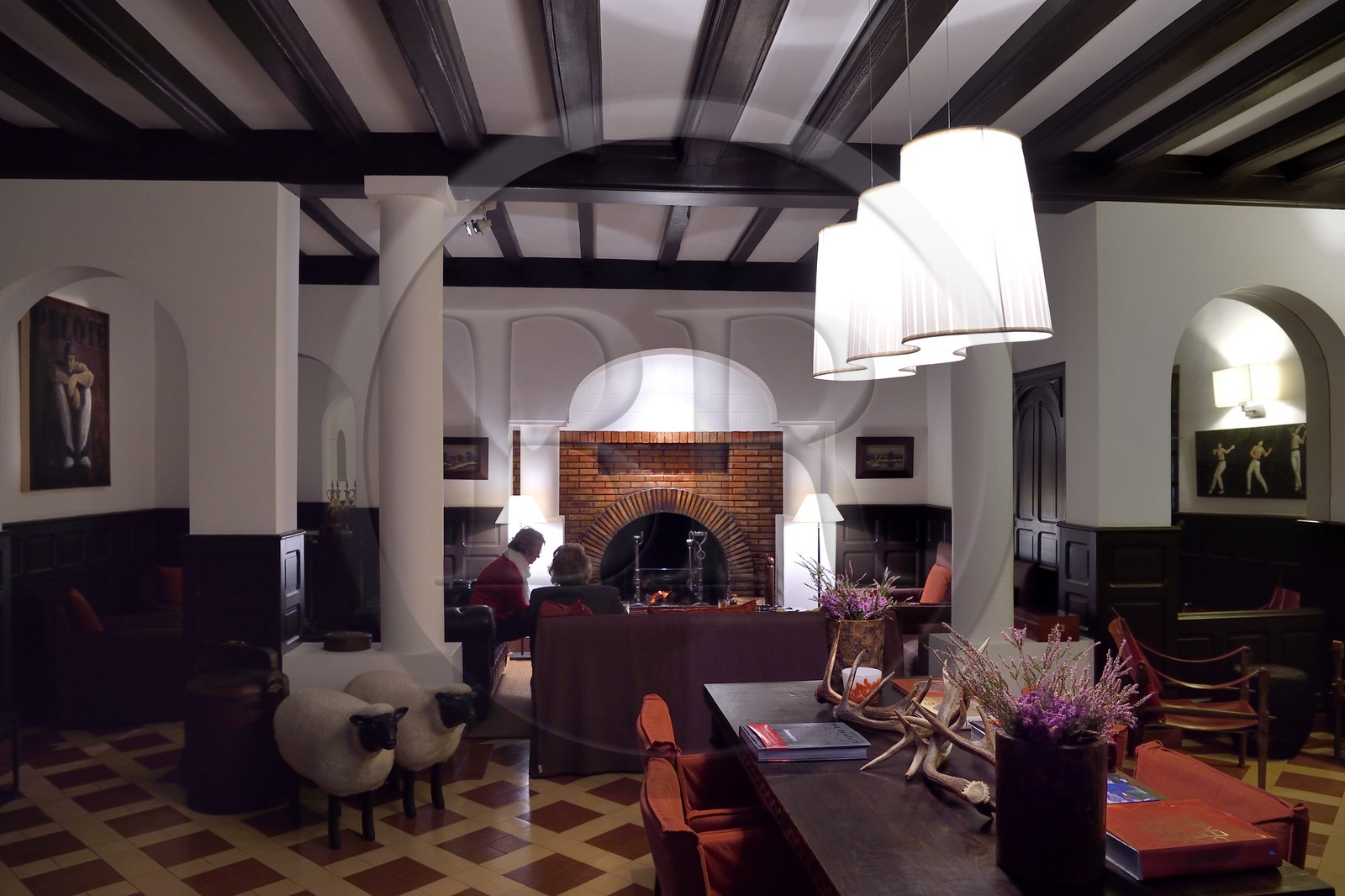 France, Pyrénées-Atlantiques (64), Pays-Basque, Saint-Etienne-de-Baïgorry, l'Hotel Arcé****