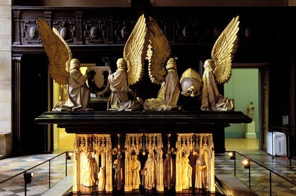 France, Cote d'Or, Dijon, Palais des Ducs et des etats de Bourgogne, Fine Arts museum, guardroom