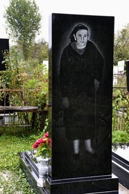 Azerbaïdjan, région de Qabala, Nij, église d'Aghbanie Saint-Élisée Bulun, cimetière