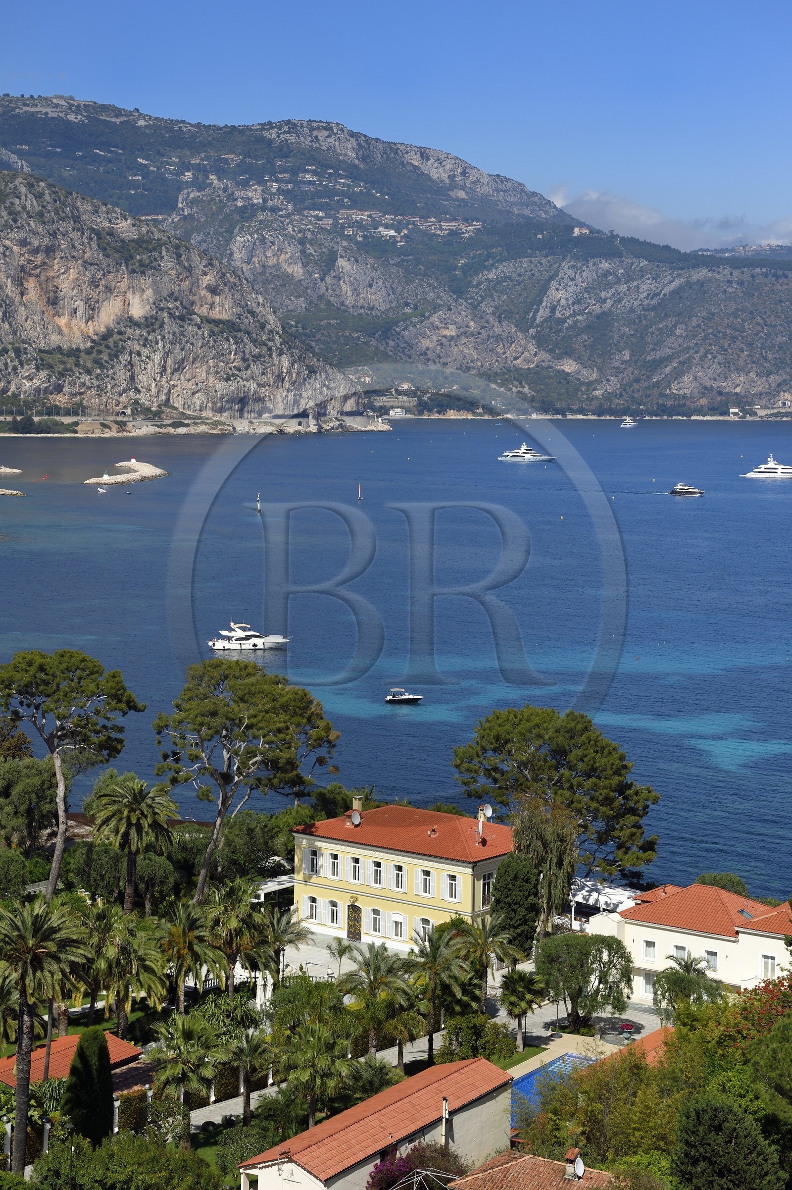 France, Alpes Maritimes (06), belles villas de Saint-Jean-Cap-Ferrat