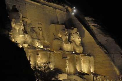 Egypte, Haute Egypte, Nubie, Abou Simbel, site classé Patrimoine Mondial de l'UNESCO, temple de Ramsès II
