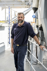 France, Finistère, Brest, the arsenal, the Rade-Abri of the military port naval base of the French Navy, commander of BSAM Garonne