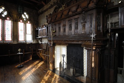 France, Charente-Maritime (17), Rochefort, maison de Pierre Loti, la salle gothique
