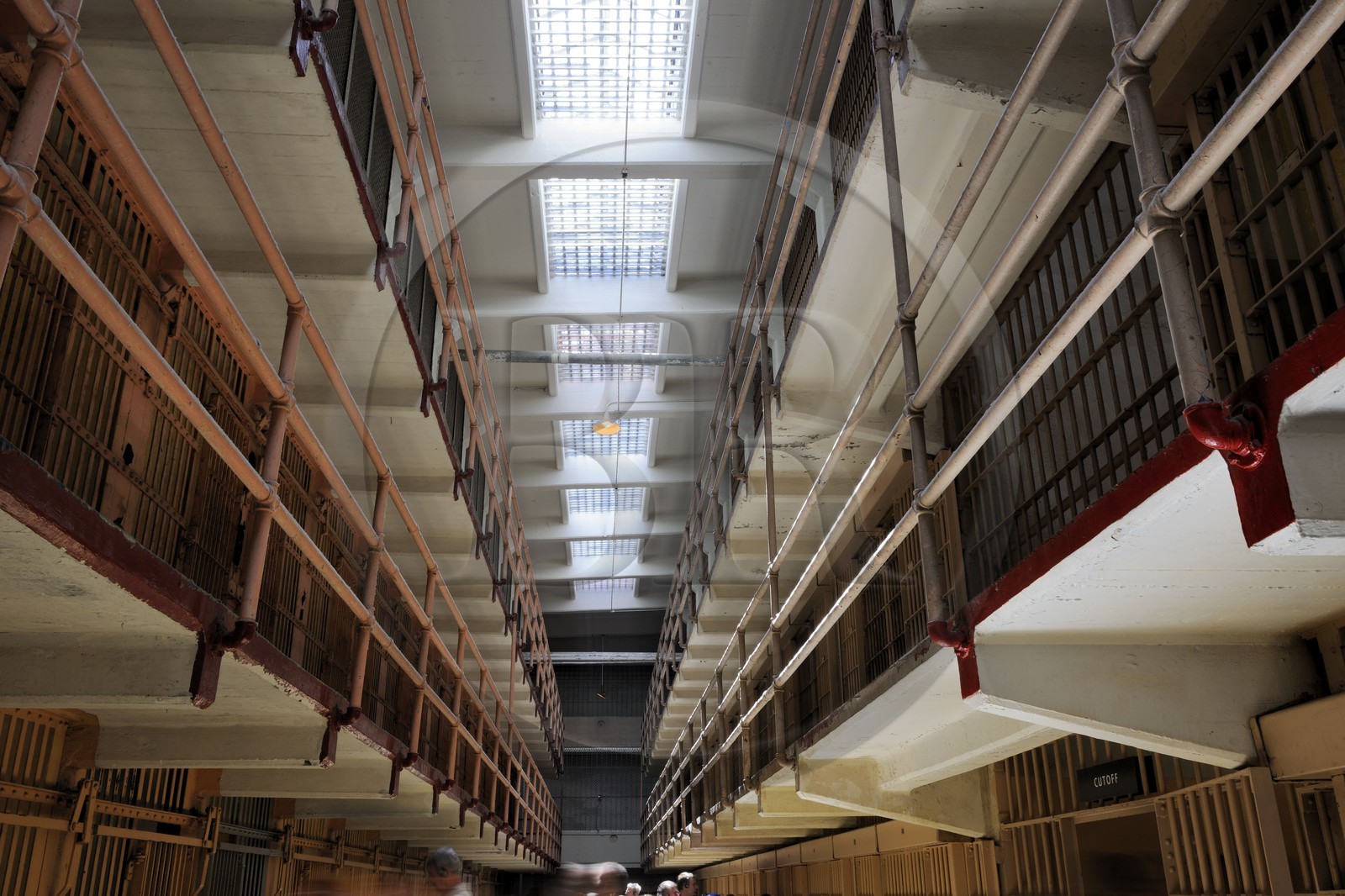 Etats-Unis, Californie, San Francisco, cellules de la prison d'Alcatraz