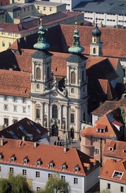 Austria, Styria, Graz, historic center listed as World Heritage by UNESCO, Mariahilf Kirche, Our Lady of Good Help Church