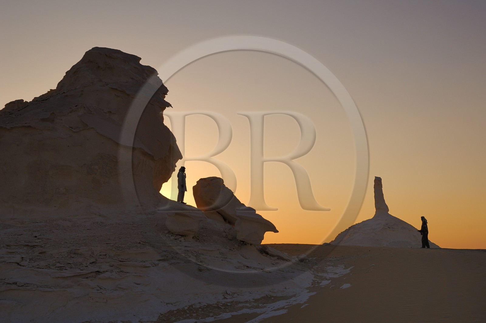 Egypte, désert libyque, le Désert Blanc au nord de Farafra Egypte, désert libyque, le Désert Blanc au nord de Farafra